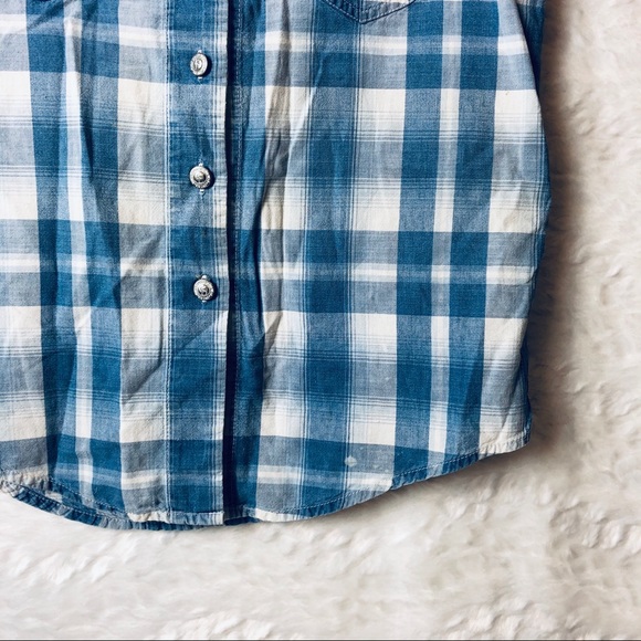 VTG Kikomo Jeans sleeveless top sz Med - Picture 8 of 9